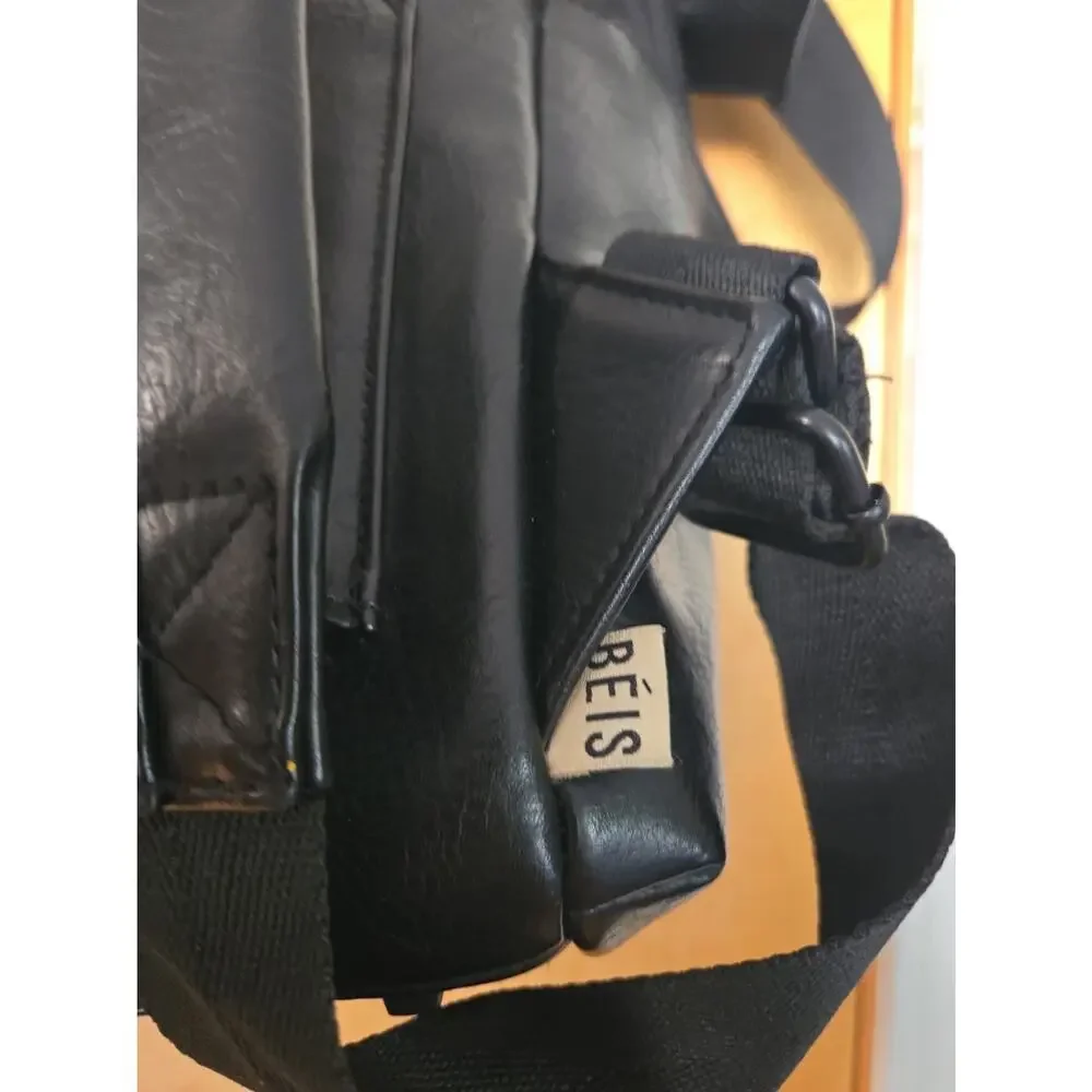 BEIS The Diaper Backpack in Black - Baby Bag Travel - Used Great Condition